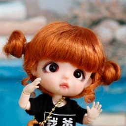 1/8 Bjd Wig SD doll wig gold black white pink high temperature fiber BJD ob11 short hair wig doll special wig doll accessories