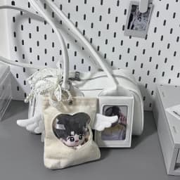 Winged Doll Bag Display Stand for 10-13cm Cotton Dolls Portable Hanging Pendant Protective Doll Accessory