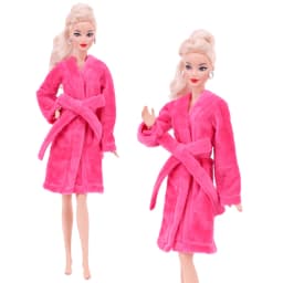30cm Doll Clothes Christmas Plush Lace-up Pajamas Fit 11.8'Christmas Elf Doll Snowman Gingerbread Man Clothes Doll Accessories