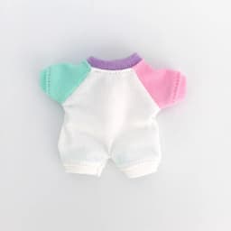 New Ob11 Bjd Doll Patchwork Color Clothes Jumpsuit Doll Pajamas For Nendoroids, Ob11,Obitsu 11,Molly,Gsc,1/12 Bjd Doll