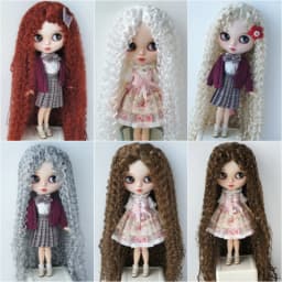 JD220 1/6 1/4 1/3 1/12 Blythes Extremely Long Curly Fashion Synthetic Mohair BJD Wig YOSD MSD SD Doll Accessories