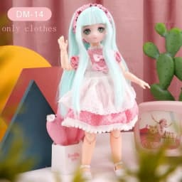 Skirt 30cm BJD Doll Clothes Colorful Kawaii 1/6 Bjd Doll Clothes Cute 3D Simulated Eye 11 Inch BJD Dolls Dress 11 Inch Doll