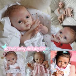 10Inch Mini Reborn Doll Kit Nessa Handy Doll Parts with Body Fresh Color