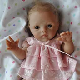 10Inch Mini Reborn Doll Kit Nessa Handy Doll Parts with Body Fresh Color