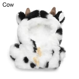 20CM Doll Clothes Plush Fur Coat Cartoon Animal Horn Buckle Overcoat Rabbit Bear Tiger Winter Hairy Outfits For Idol Dolls Toys