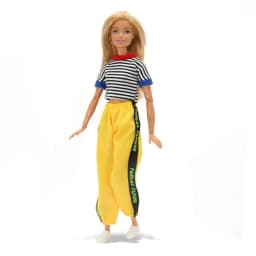 Fashion Female Doll Dress Casual Sport Pants Tank Top T-shirt Handmade Party Clothes For 30cm Doll Accessories Child Toys Gift