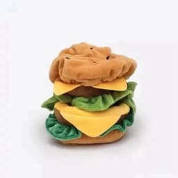 10-12cm Cute Cartoon Hamburger Set Idol Doll Clothes Accessories Kawaii Soft Fluffy Plush Doll Clothes Anime Game Periphery