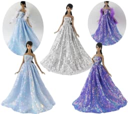 1 Set Doll Clothes 1:6 Scale Dress Outfit for 11.5 inch 30cm Doll Many Style for Choice Gifts for girls doll accessories #13