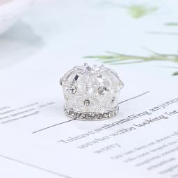 Dollhouse Miniature Gold Silver Bronze Mini Metal Alloy Crown Models Dolls Toys
