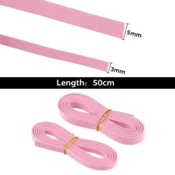 High Quality Length 50cm Super Mini Handmade Belt Material Doll Waist Belts Kids Educational Toys DIY Clothes Accessories