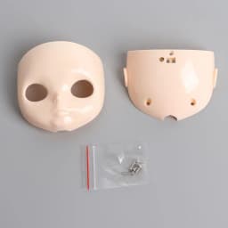 1/6 Blyth DIY Doll Factory Dolls Faceplate With Backplate 30cm Plastic Blyth No Makeup Face and Screw Toys Accessories