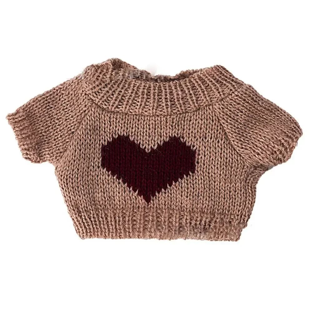 20cm Doll Sweaters Fashion Knitted Coat Winter Warm Tops Sweaters Outfits Kid Gifts Toys DIY Doll Clothes Accessories