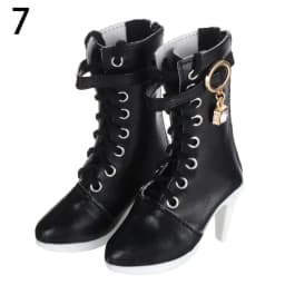 1/3 7.8CM Doll Shoes PU Leather With Different Color Suitable for 60cm Doll Wearing Boots Shoes Doll Play House Accessories