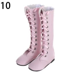 1/3 7.8CM Doll Shoes PU Leather With Different Color Suitable for 60cm Doll Wearing Boots Shoes Doll Play House Accessories