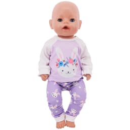 Kawaii Animal Pattern Doll Clothes For 43cm Baby Doll Clothes Accessories And 18 Inch American Doll Girl's Toys Our Generation