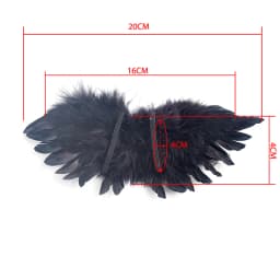 1pc Kids DIY Mini Feather Angel Wing Newborn Props For EXO 1/6 1/4 1/3 BJD Doll Clothes Wings Accessories Feather Birthday Gift