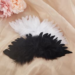 1pc Kids DIY Mini Feather Angel Wing Newborn Props For EXO 1/6 1/4 1/3 BJD Doll Clothes Wings Accessories Feather Birthday Gift