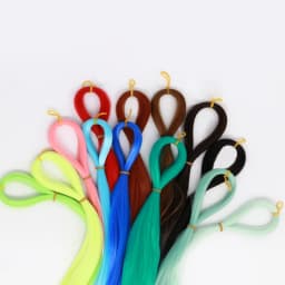 80CM 1/3 1/4 1/6 SD Doll Hair Accessories Salon Ob Heat Resistant Doll Wig Hair Hand Woven Modified DIY Hair Grafting Hair