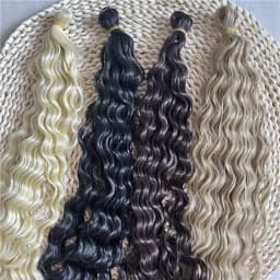 120 grams / bag Latest 4 colors Curly Reborn Doll /BJD doll Fiber hair black brown gold light golden colors doll hair accessory