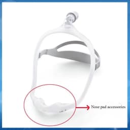 Universal Nasal Pillow and Nasal Pad Elder Patients Adult Respirator Mask S/M/L/ SW/MW Mask Nose Pillow Attachment Good Sleep