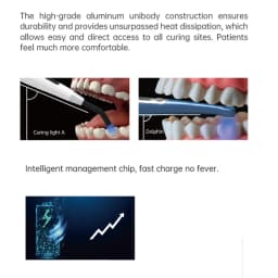 Denta Nail Curing Light 1 Second Body Wireless Curing 6 Mode Functions Continuous Shift Resin Curing Machine Metal NEW