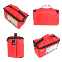 Hard Shell Travel Case Designed for E7 Patient Monitor Heavy Duty Medical Equipment Carrier Bag with Handle and Shoulder Strap