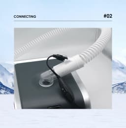 Ventilators For BMC Resmed Heated Tube Hose 70inch 1.8m Respirator Heater Tubing For Sleeping Apnea Anti Sorning Free Shipping