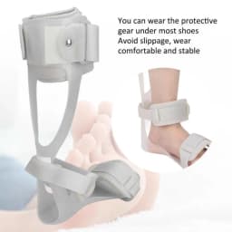 Foot Drop Orthosis Splint Walking Posture Corrector Ultra Thin Ankle Foot Stabilizer Easy Take Off For Injury Orthopedic Therapy