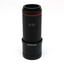 0.5X C-mount Lens Microscope Adapter Port Reducing Relay Lens Eyepiece CCD Camera Mounting Size 23.2mm or 30mm