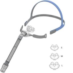 KLZ Ventilator Nasal Mask Nasal Pillow with SML Nose Pads B*C-P2 Breath Adult Respirator Universal Nasal Plug Stop Snoring Sleep