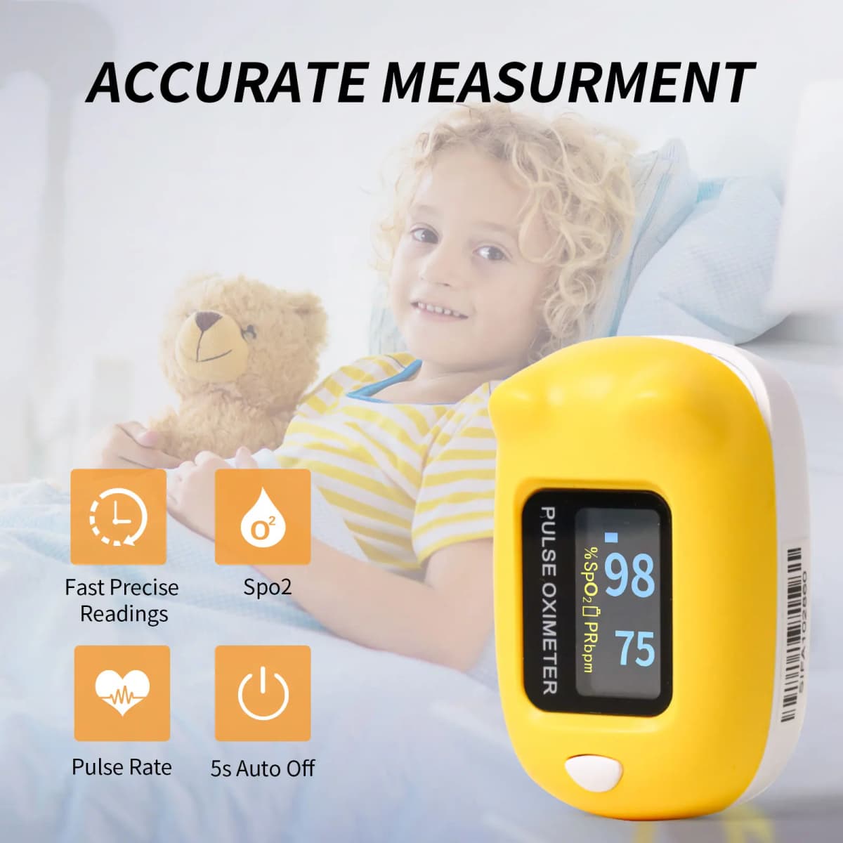 Contec CMS50Q1 Pediatric Baby Heart Rate Children Fingertip Pulse Oxygen Blood SPO2 pediatric Oximeter Monitor Oximetro Home
