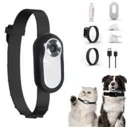 Portable Thumb Pet Camera HD 1080p Detachable Pet Recorder Anti-shake Cat Dog View Thumb Camera Collar High-definition Outdoor