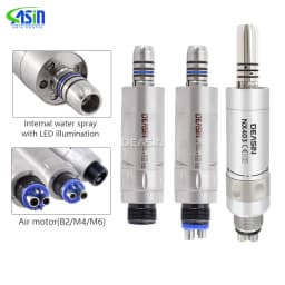 DEASIN Air Motor Dental Handpiece Micromotor Internal Water Spray For Contra Angle Straight Dental Unit 2/4/6 holes Connector