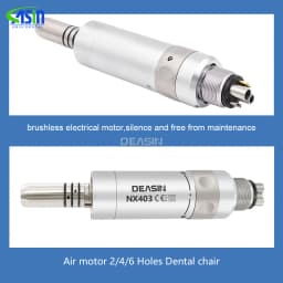 DEASIN Air Motor Dental Handpiece Micromotor Internal Water Spray For Contra Angle Straight Dental Unit 2/4/6 holes Connector