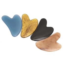 Resin Gua Sha Board Scraping Massage Scraper Face Massager Heart-Shaped Guasha Board Massager for Face Portable Skin Care Tools