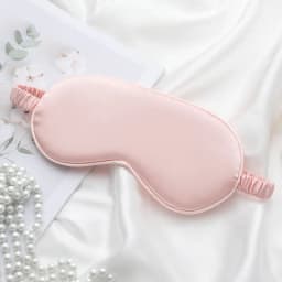 Three-Piece Set High End Silk Eye Mask Breathable Light Blocking Eye Protection Nap Break Sleep Portable Cooling Sensation