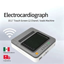 Digital 12 Channel/Lead EKG+PC Sync software WiFi Color HD Display Touch Screen Electrocardiograph ECG Machine