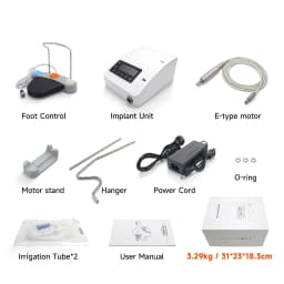 JUMTOP Dental Mini Implant Motor Build in Electric Motor and Piezo Bone Surgery Unit