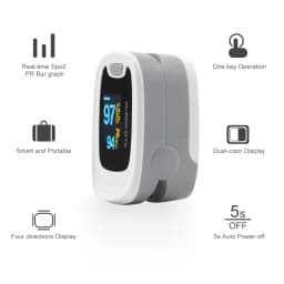CONTEC Finger Pulse Oximeter Blood Oxygen Saturation Meter Heart Rate Monitor OLED Oximetro de dedo Monitor Health Care LED