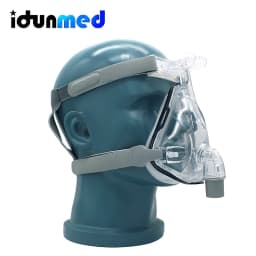 BMC F1B Full Face Mask Anti Snoring With Free Headgear For CPAP Auto CPAP BiPAP Respirator Size S M L Snoring Therapy Interface