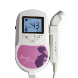 CONTEC Proved Fetal Doppler 3MHz Probe Heart Beat Monitor Backlight LCD Multiple Colour