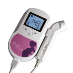 CONTEC Proved Fetal Doppler 3MHz Probe Heart Beat Monitor Backlight LCD Multiple Colour