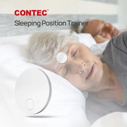 CONTEC Newest SLP10 Sleeping Position Trainer Stop Snoring Auxiliary Sleeping Aid, Healthy Anti Snoring Solution Aid Trainer