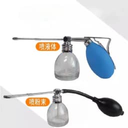 Portable One-hand Double-tubes Throat Sprayer Refillable Powder Liquid Oral Sprayer Safety and Hygiene Healthy Cares Ease To Use