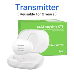 Yuwell CGM Continuous Glucose Monitor 24h Real-time Blood Sugar Test No Finger Pricking Real-time Dynamic Blood Glucose Track