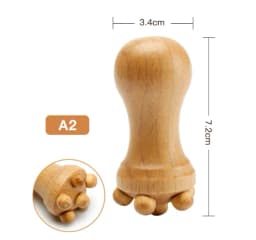 Wooden Face Massage Roller Facial Lifting Wrinkle Remover Face Anti-Cellulite Gua Sha Tool Facial Tissue Maderotherapy Roller