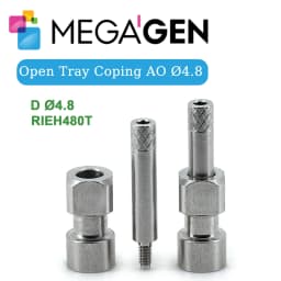 MegaGen AnyOne AO & AnyRidge AR Healing Abutment AO Straight Ti-Base Composite Abutment Dental Implant Prosthetic Components