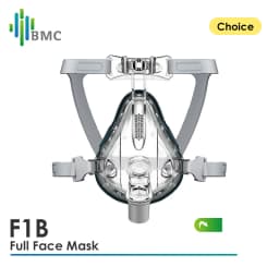 BMC CPAP F1B Full Face Mask Auto CPAP APAP BiPAP Full Face Mask For Anti Snoring Apnea Sleep Aiding OSAHS OSAS CPAP Mask