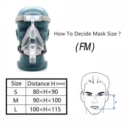BMC Travel CPAP Machine Mini With Mask Headgear Filter Tube SD Card Breathing Apparatus Accessories Supplies For Sleeping Apnea