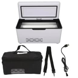 Portable Insulin Cooler Case USB Mini Constant Temperature LED Display Car Medicine Refrigerator Button Type
